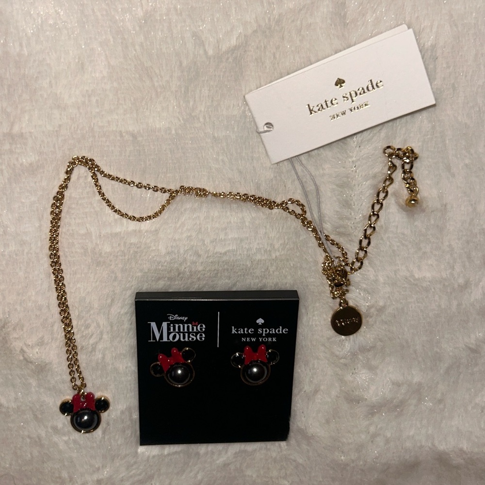 Brand new Kate Spade Minnie Mouse set